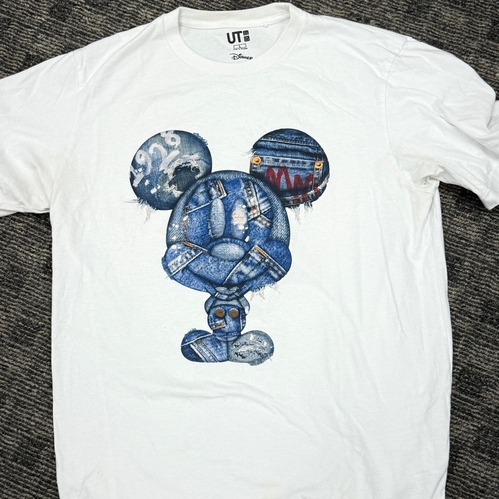 Uniqlo Disney Mickey Mouse Denim T-shirt.